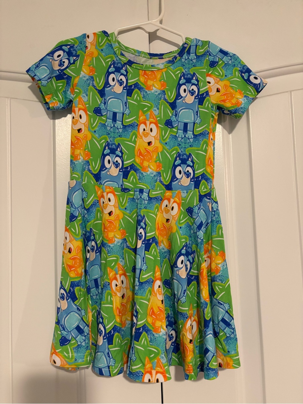 Girls' Bluey Bamboo Peplum Top